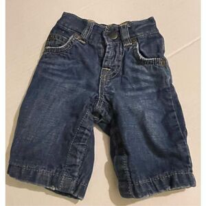 Baby Gap Authentic Denim Lined Blue Jeans Sz Infant to 3mos